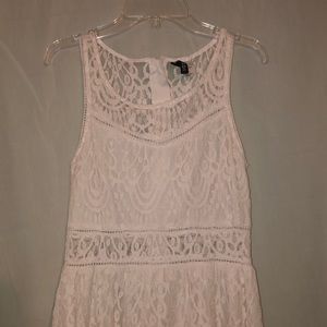 White lace dress size 10